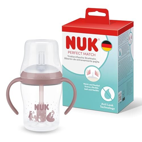 NUK Perfect Match kubek treningowy 150 ml od 8 mies. różowy – różowy – zdjęcie 2