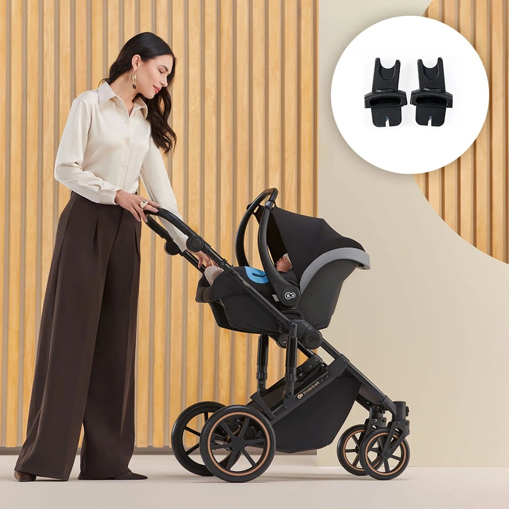 KINDERKRAFT PRIME2 PRO 3w1 wózek wielofunkcyjny do 22kg + fotelik MINK PRO