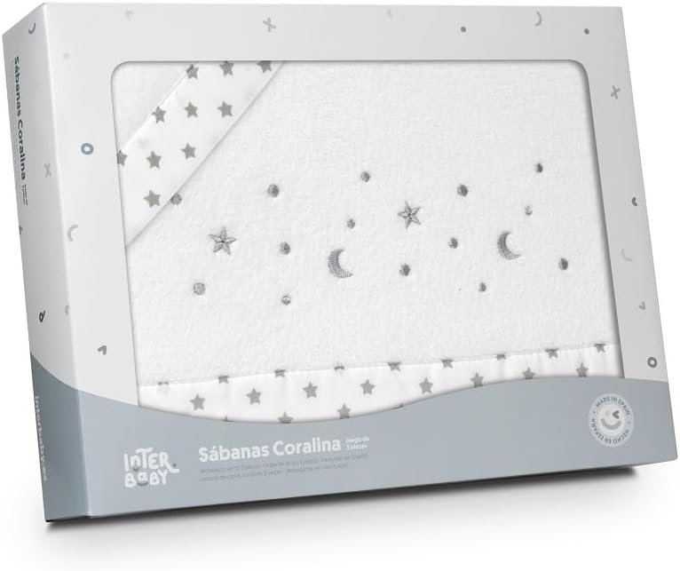 INTERBABY súprava posteľnej bielizne do postieľky 60x120 cm Coralina