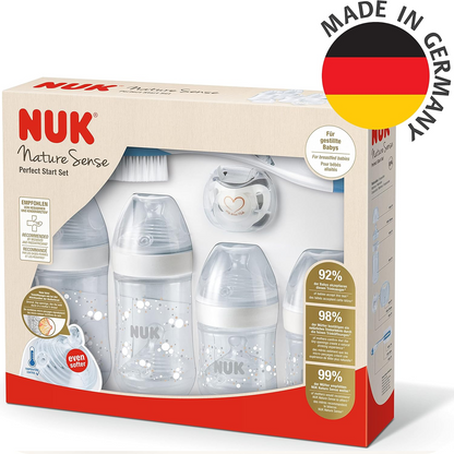 NUK conjunto de biberões e acessórios Perfect Start Nature Sense 0-18