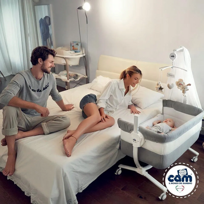 CAM Mobile musical avec boîte à musique à remonter pour lit bébé