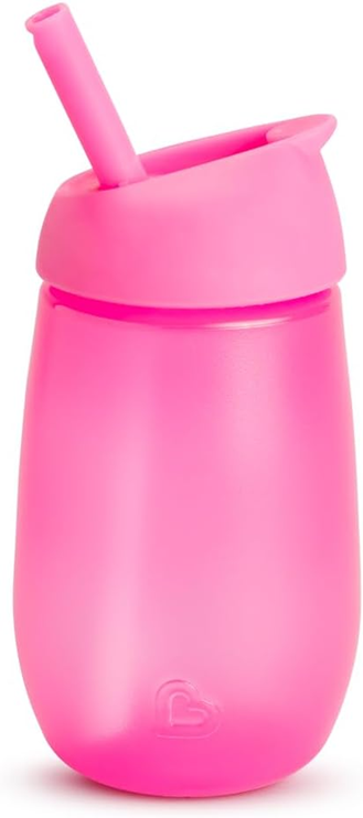 MUNCHKIN Simple Clean tazza antigoccia con cannuccia 12 m+ 296 ml