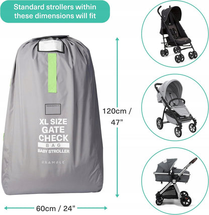 BRAMBLE Flugzeugtasche für Kinderwagen 120x58cm