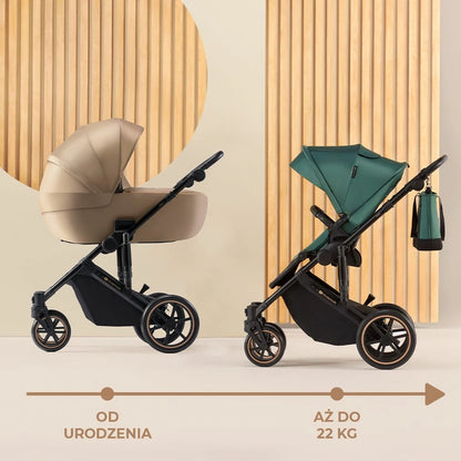 KINDERKRAFT PRIME2 2w1 wózek wielofunkcyjny do 22kg – SHADOW GREY – zdjęcie 7