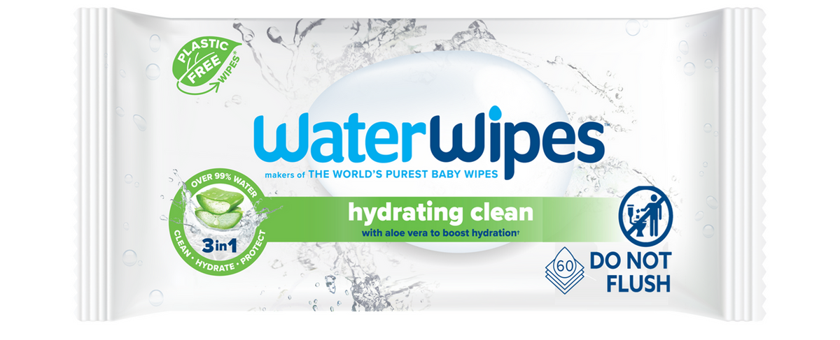 WaterWipes våtservetter för kropp och ansikte x 60