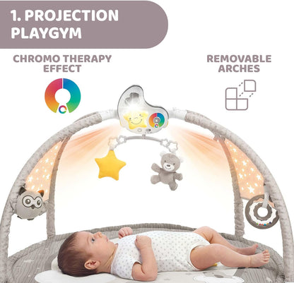 CHICCO Enjoy Colors Gym образователна постелка 3в1 + проектор
