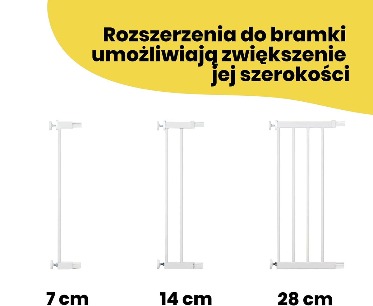SAFETY 1ST Auto Close poartă de siguranță pentru scări, montaj fără găurire, 73-80