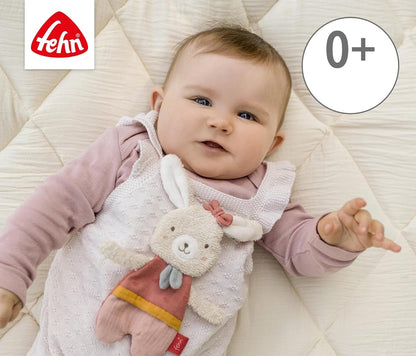 FEHN Natur шумоляща дрънкалка от органичен памук ЗАЙЧЕ 19 cm