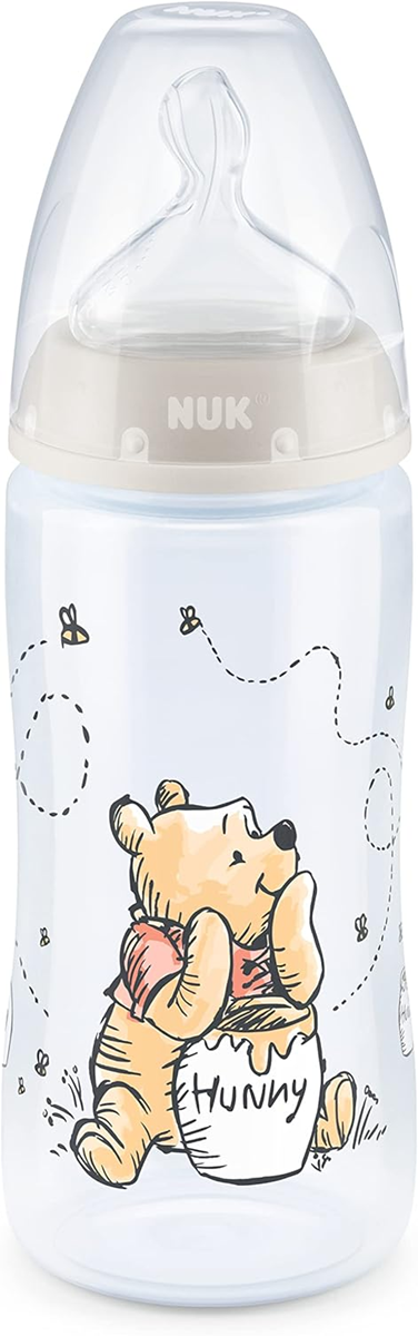 NUK First Choice+ 0-6 m BIBERÃO 300 ml indicador de temperatura URSINHO POOH