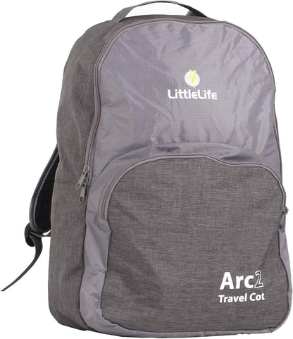 LITTLELIFE Arc2 lettino da viaggio con materasso compatto nello zaino