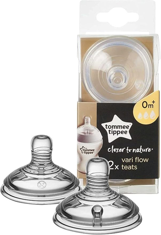TOMMEE TIPPEE πιπίλες 0m+ x2 VariFlow Closer to Nature
