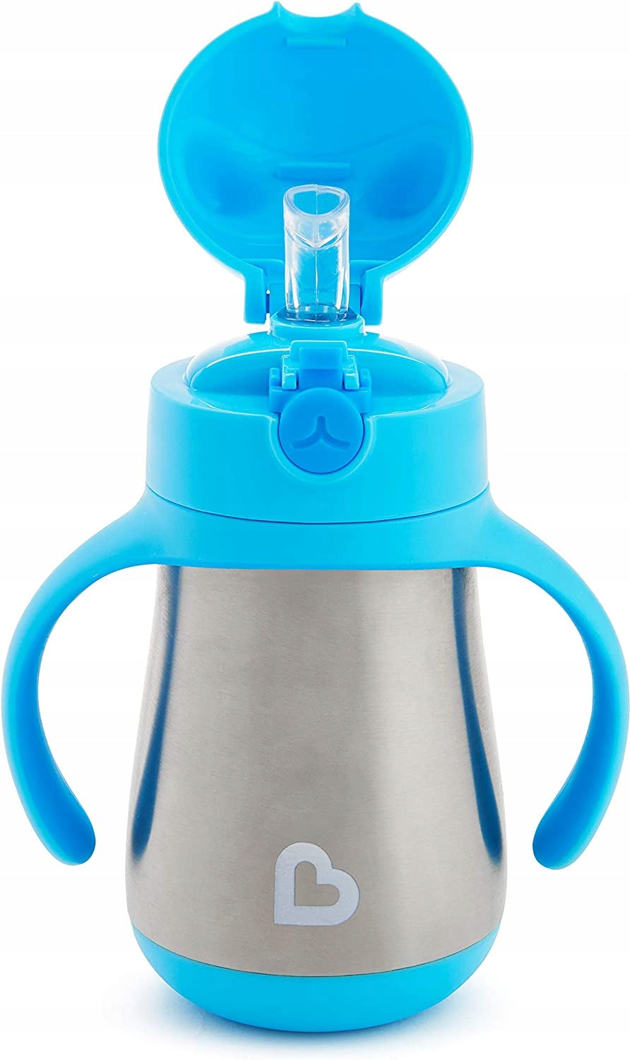 MUNCHKIN Cool Cat sugerørskop STÅL 237 ml