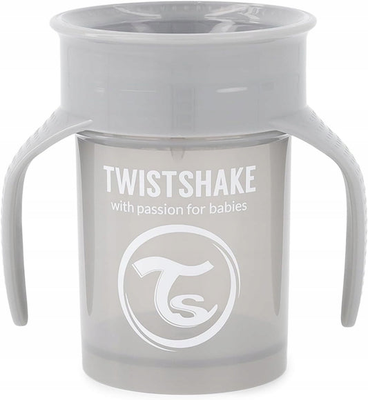 TWISTSHAKE vaso antiderrames 360 grados 230 ml 6 m+