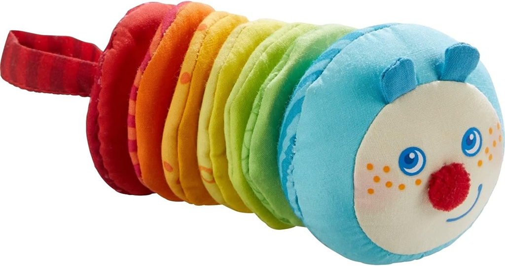 HABA skladacia a vibrujúca húsenica Mina 18 cm 6 mesiacov+