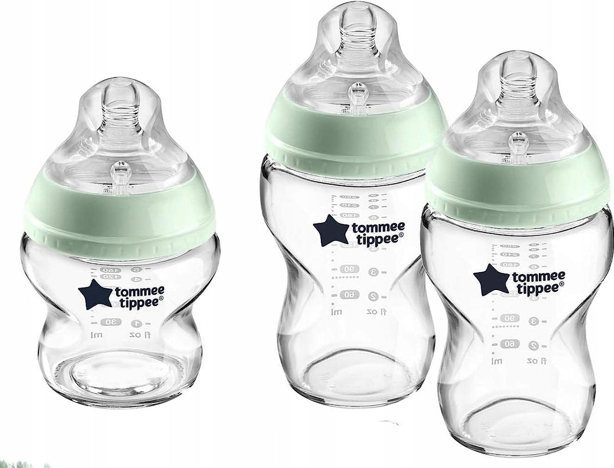 TOMMEE TIPPEE set iniziale BOTTIGLIE IN VETRO