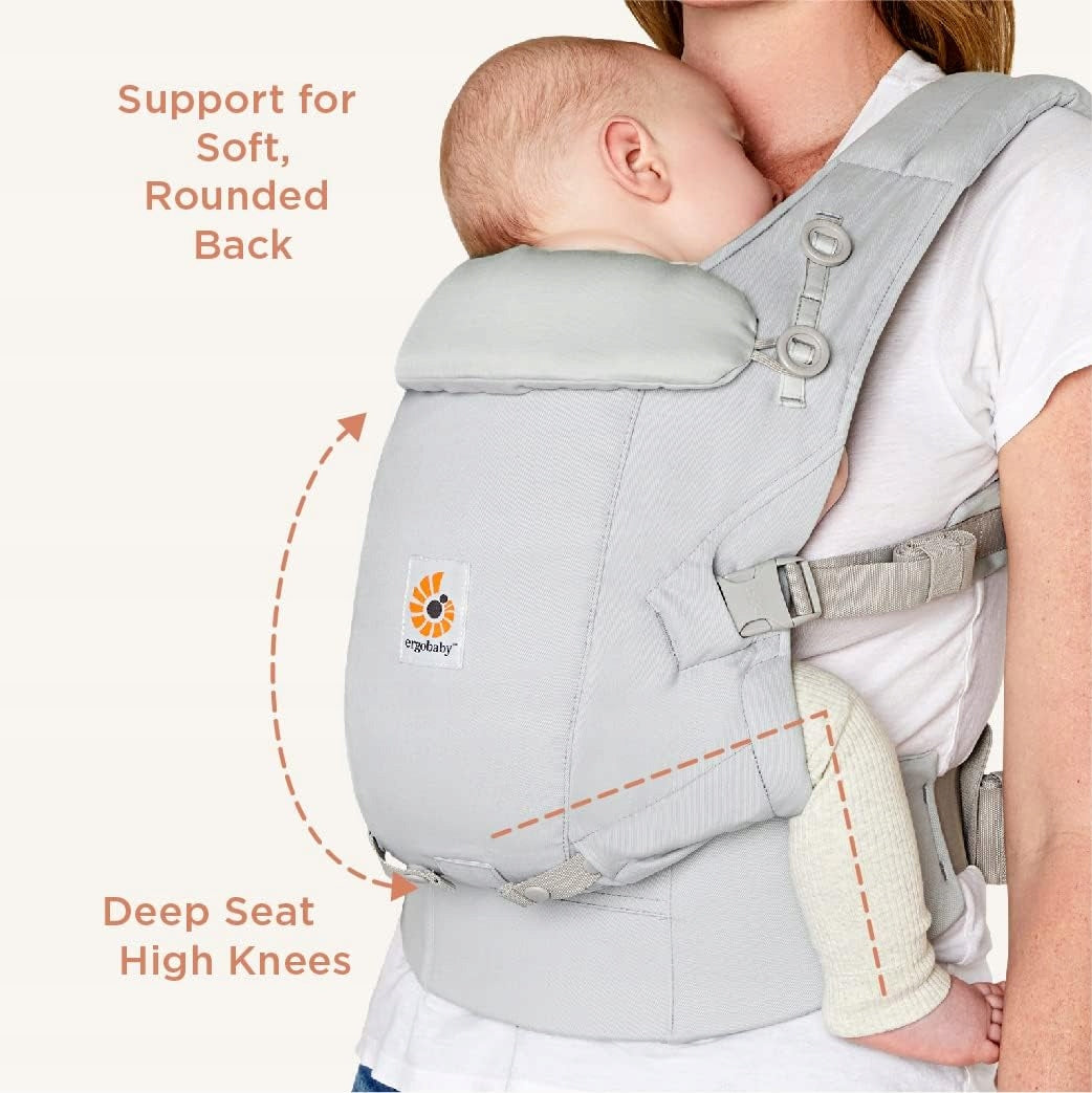 ERGOBABY ADAPT SoftTouch Cotton nosidełko ergonomiczne 3,2-20kg