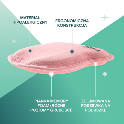 KOALA BABYCARE poduszka niemowlęca 0+ poszewka