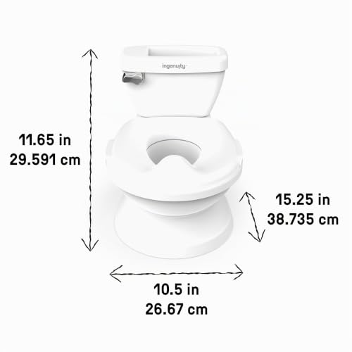 Ingenuity My Size Potty Pro nocnik biały z dźwiękiem