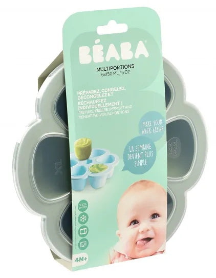 BEABA foremka na żywność silikonowa 6x 150ml
