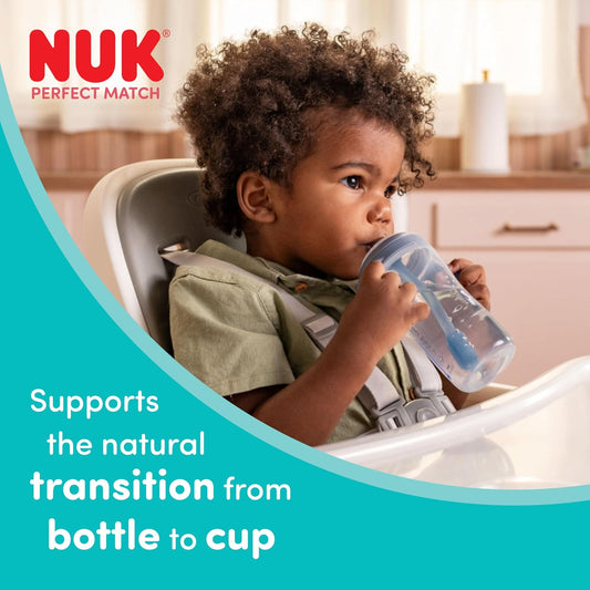 NUK Perfect Match чаша със сламка 260 ml 8m+