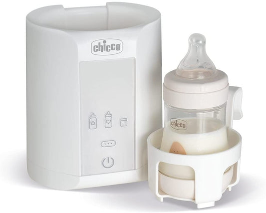 CHICCO Home PODGRZEWACZ DO BUTELEK I SŁOICZKÓW cyfrowy biały podgrzewacz do mleka i słoiczków
