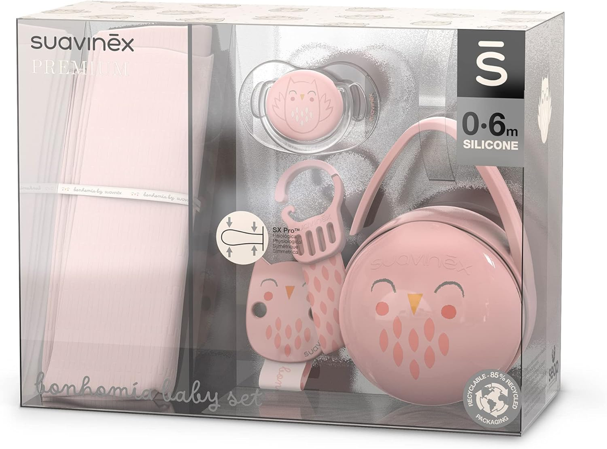 SUAVINEX PREMIUM zestaw prezentowy dla niemowląt 0-6
