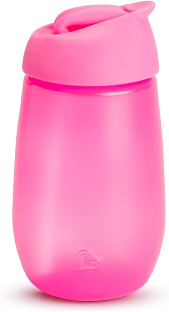 MUNCHKIN Simple Clean tazza antigoccia con cannuccia 12 m+ 296 ml