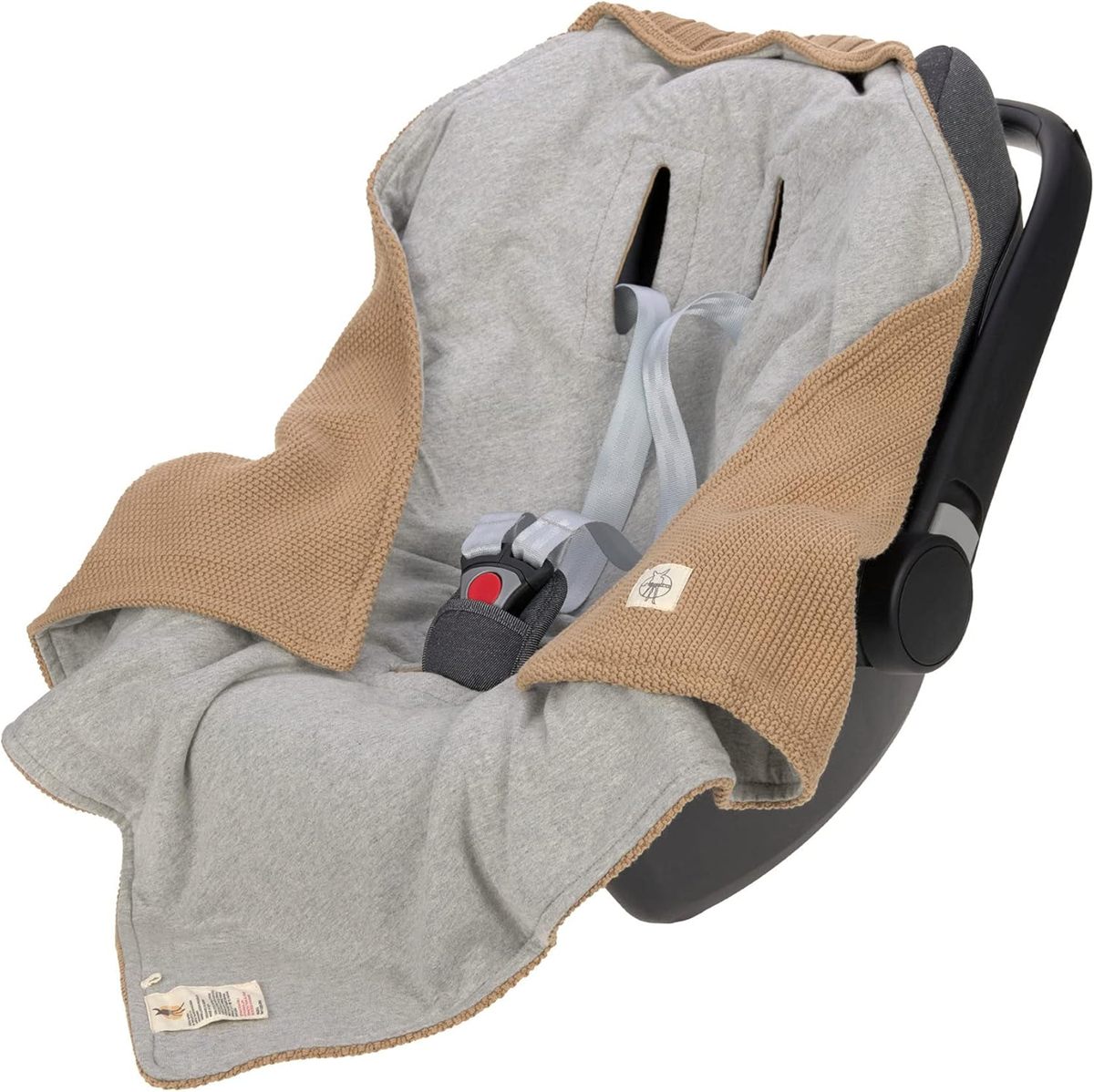 LASSIG coperta avvolgente per seggiolino auto copertina GOTS