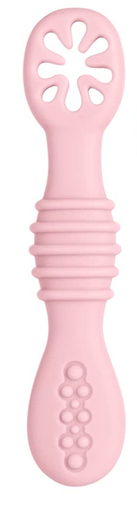 VICLOON Sticky Spoon κουτάλι σιλικόνης 2,5 x 10 εκ. 4 m+ ροζ