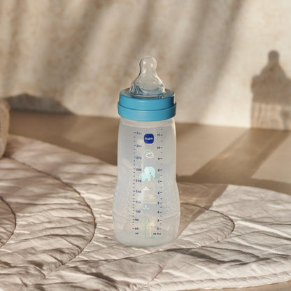 MAM Easy Active fľaša 330 ml 6 m+ cumlík 4 veľmi rýchly prietok SLON