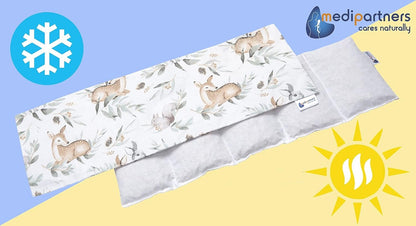 MEDI PARTNERS памучна грейка с черешови костилки 20x60 cm за топло и студено