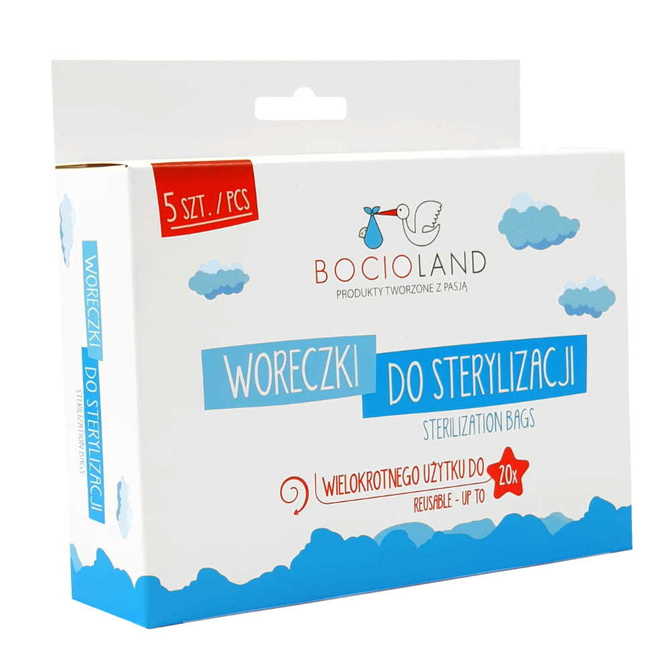BOCIOLAND Mikrowellen-Sterilisationsbeutel 5 Stk.