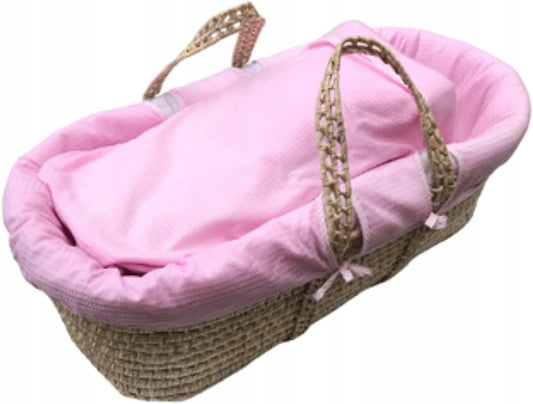 MOSES BASKET ME pokrowiec do kosza + polarowa narzuta