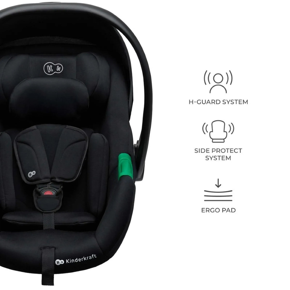 KINDERKRAFT PRIME2 PRO 3w1 wózek wielofunkcyjny do 22kg + fotelik MINK PRO – SANDROSE BEIGE – zdjęcie 3