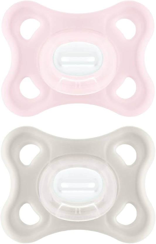 MAM Comfort smoczek uspokajający silikonowy 0-3m x2