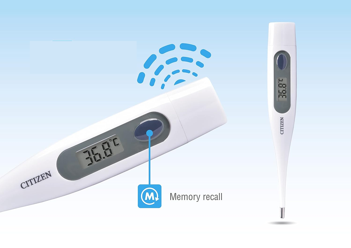 CITIZEN CTA303 digitální teploměr 3v1 LCD + pouzdro