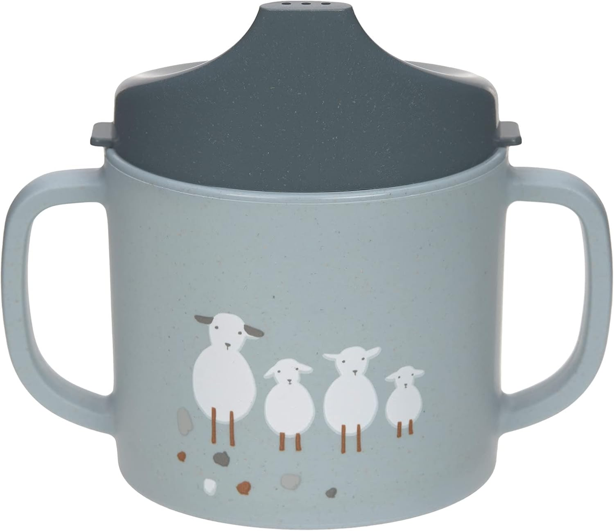 LASSIG Sippy Cup Tiny Farmer Sheep kubek z ustnikiem 150 ml 6 m+
