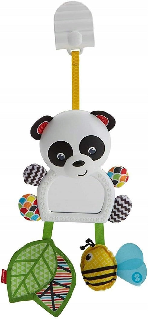 FISHER-PRICE FGH91 csörgős babakocsi és autósülés függő, 37 cm PANDA