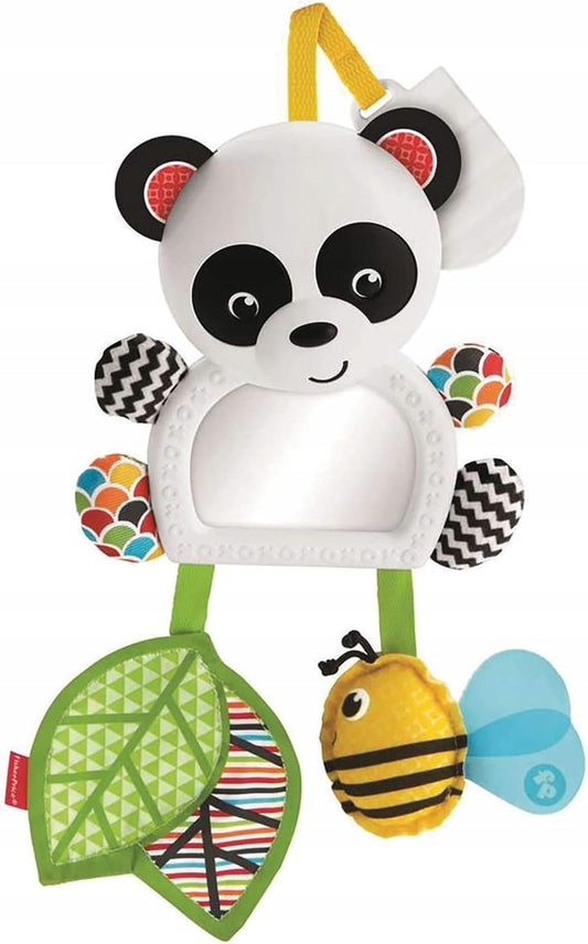 FISHER-PRICE FGH91 csörgős babakocsi és autósülés függő, 37 cm PANDA
