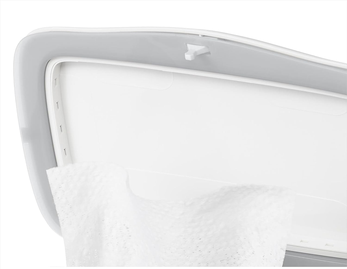 OXO TOT nádoba na vlhčené ubrousky s těsněním a víkem 15,5 x 22 x 10,5 cm