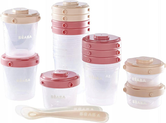 BEABA recipientes CLIP para alimentos 2x60, 4x120, 6x200 ml