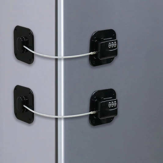 CHILD SAFETY LOCK zabezpieczenie na szyfr do szafek i szuflad 2 sztuki