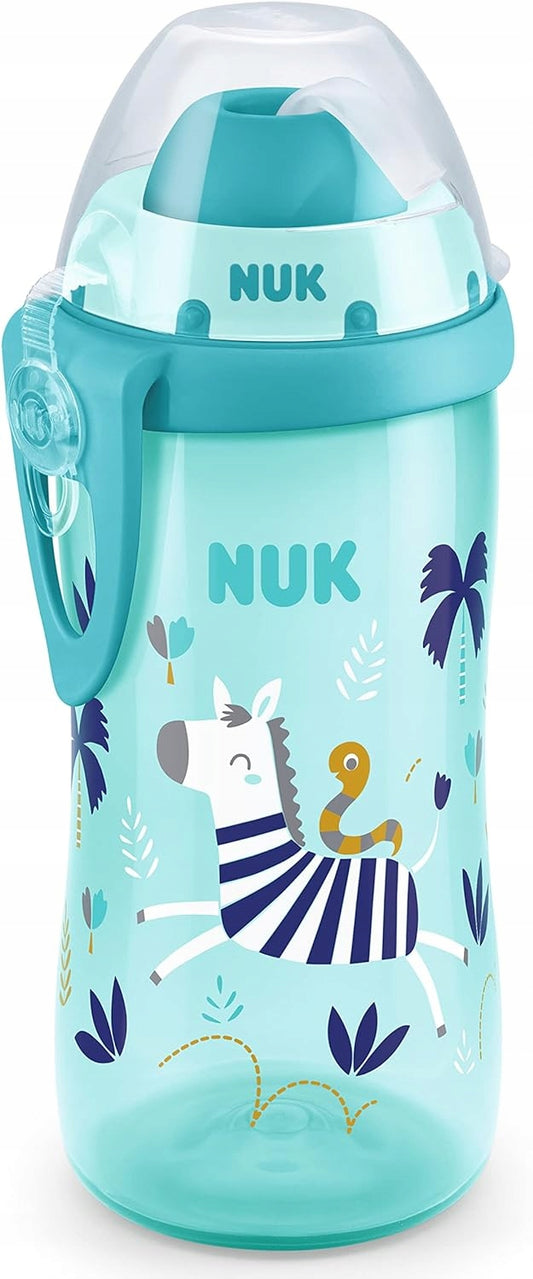 NUK Flexi Cup ΜΠΟΥΚΑΛΙ με καλαμάκι 300 ml εφέ χαμαιλέοντα
