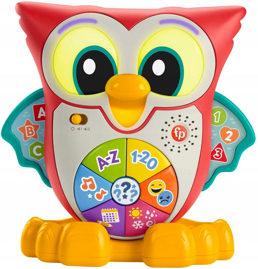 FISHER-PRICE interaktív BAGOLY fények 90 dallam mondat német nyelvű 18 hónap+
