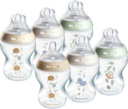 TOMMEE TIPPEE Σετ με 6 μπουκάλια 260ml ΑΝΤΙ-ΚΟΛΙΚ