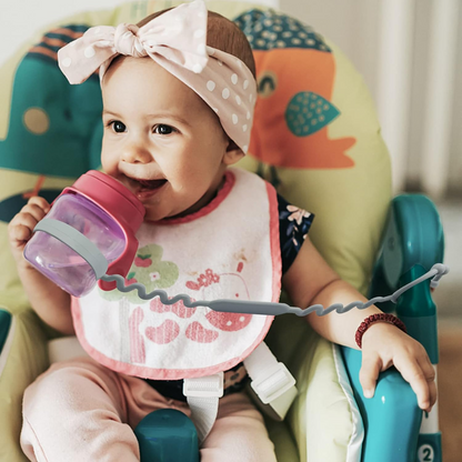 STRAPS FOR BABY silikónová šnúrka na fľašu a hračky 30 cm
