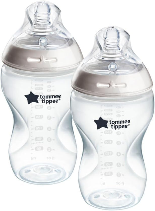 TOMMEE TIPPEE Natural Start шише 340ml ANTI-COLIC 3м+ x2