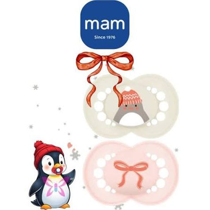 Różowe smoczki z zimowymi motywami – grafika produktowa