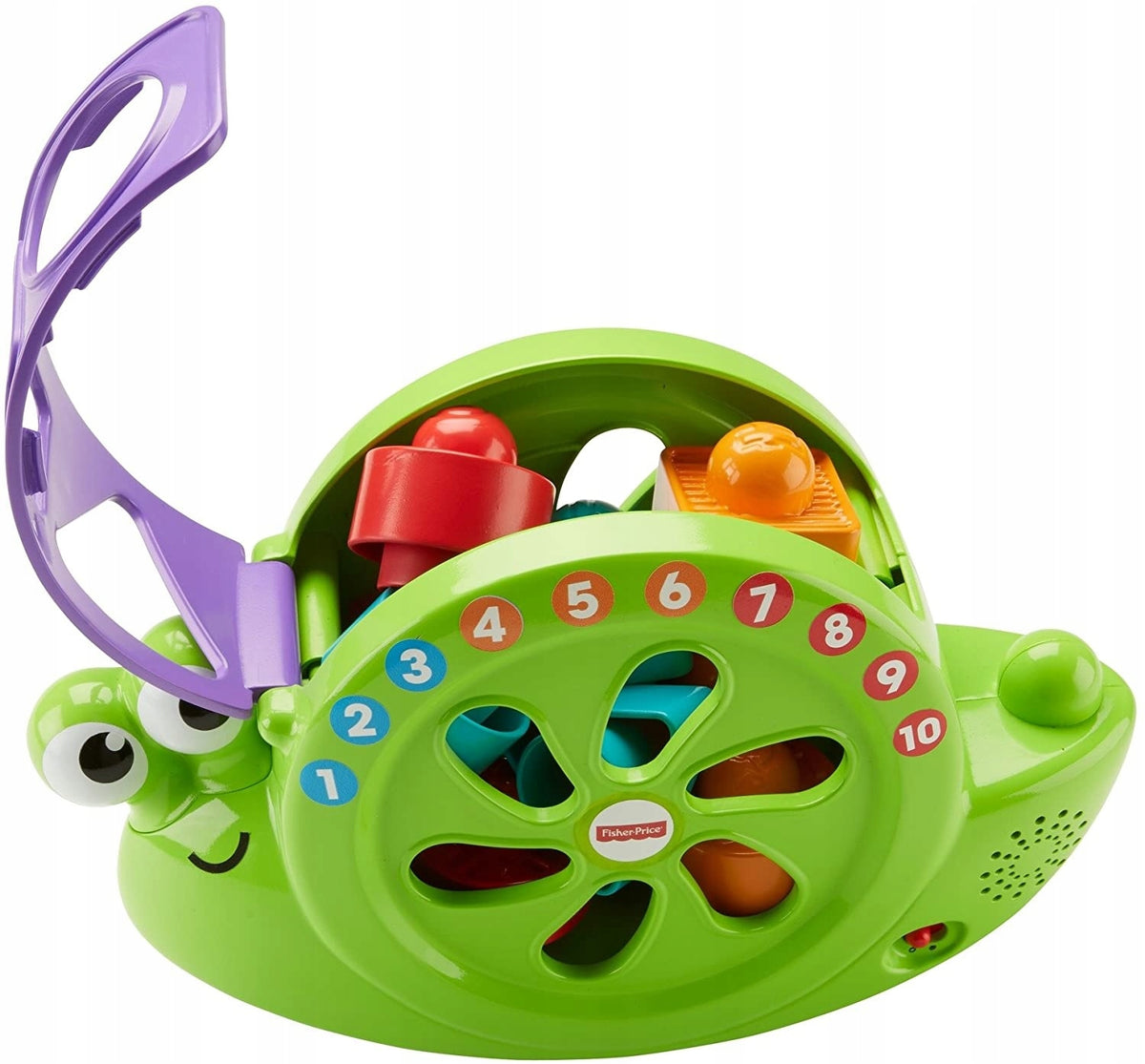 FISHER-PRICE FRB88 interaktiv musikalisk snigel TYSKT SPRÅK