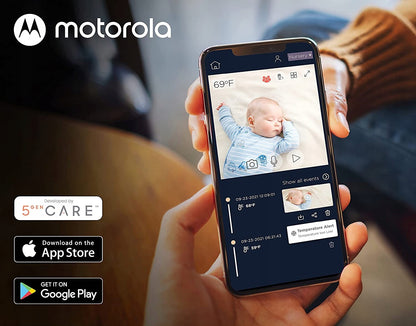 MOTOROLA VM65X Connect elektronická chůvička 5" + stožár